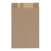 Kraft Paper Pouch 12x4.5x19.5 cm - Brown x1