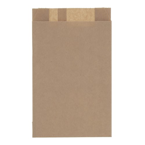 Kraft Paper Pouch 12x4.5x19.5 cm - Brown x1