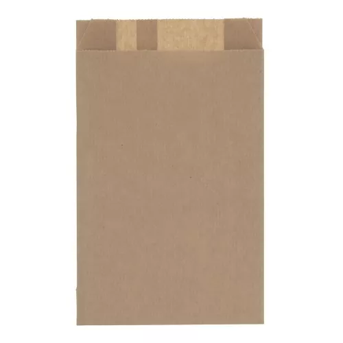 Kraft Paper Pouch 12x4.5x19.5 cm - Brown x1