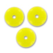 Pastilles 6mm Jaune Opaque x50