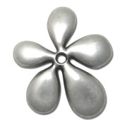 Flower Bead 60mm Antique Silver Plating x1|raw }}