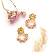 4mm Imitation Howlite Dyed Round beads - Red x30