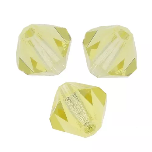 3mm Preciosa Crystal Bicones - MC Bead Rondell - Jonquil x30