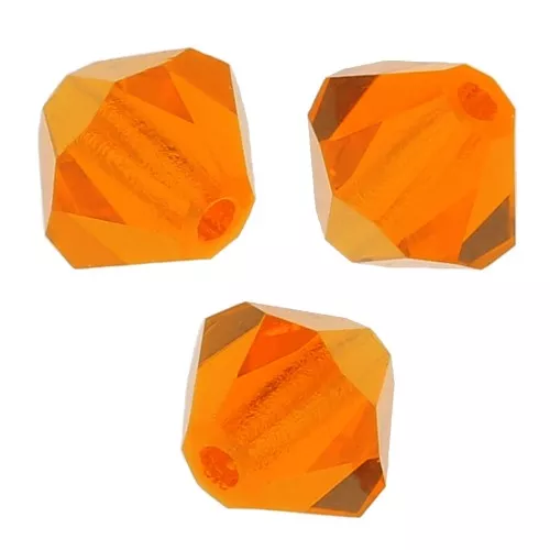 3mm Preciosa Crystal Bicones - MC Bead Rondell - Sun x30