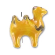 Ceramics Camel 19x18mm Yellow x1