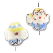 Ceramics Angel 15x16mm White/Blue x1|raw }}