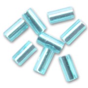 Miyuki Bugles 3mm BGL1-018 - Aqua Silver Lined x10g|raw }}