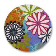 Pendant 50mm decorated wood Pop x1|raw }}