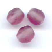 Fire Polished faceted round beads 4mm Amethyst Mat x50|raw }}