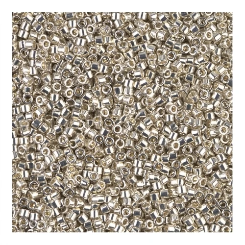 Miyuki Delica 11/0 DB0035 - Galvanized Silver Metallic