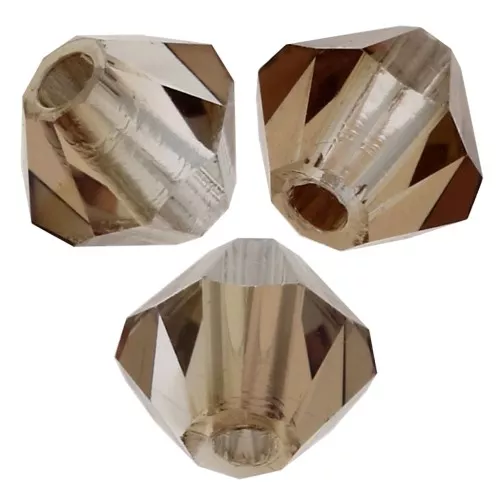 3mm Preciosa Crystal Bicones - MC Bead Rondell - Crystal Celsian x30