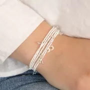 3mm Preciosa Crystal Bicones - MC Bead Rondell - Crystal Lagoon x30