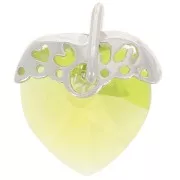 925 Sterling Silver Pendant holder for 6228 10,3x10mm x1