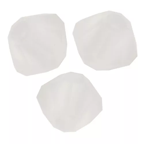 3mm Preciosa Crystal Bicones - MC Bead Rondell - Crystal Matt x30