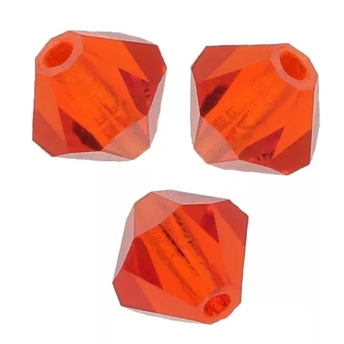 5mm Preciosa Crystal Bicones - MC Bead Rondell - MC Bead Rondell - Hyacinth x12