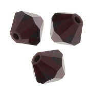 5mm Preciosa Crystal Bicones - MC Bead Rondell - MC Bead Rondell - Garnet x12|raw }}