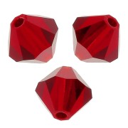 5mm Preciosa Crystal Bicones - MC Bead Rondell - Light Siam x12|raw }}