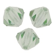 5mm Preciosa Crystal Bicones - MC Bead Rondell - Chrysolite x12