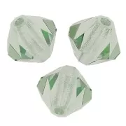 5mm Preciosa Crystal Bicones - MC Bead Rondell - Chrysolite x12