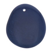 25-35mm Thin Tagua slice - Night Blue x1|raw }}