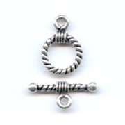 925 Sterling Silver Toggle clasp 10mm x1