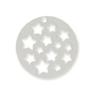 Silver Stars Sequin 20mm x1