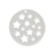 Silver Stars Sequin 20mm x1