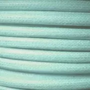 European cotton waxed cord 0.7mm Turquoise x 3 m