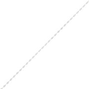 1.8mm Fancy mesh Chain - fine silver plating x50cm|raw }}