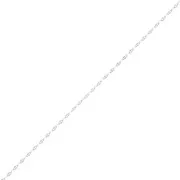 1.8mm Fancy mesh Chain - fine silver plating x50cm