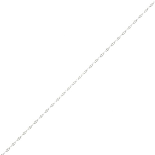 1.8mm Fancy mesh Chain - fine silver plating x50cm