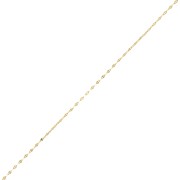 1.4mm Fancy mesh Chain - Fine Gold Plated x50cm
