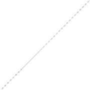 1.4mm Fancy mesh Chain - fine silver plating x50cm