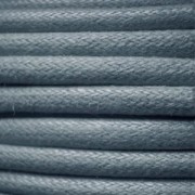 European cotton waxed cord 0.7mm Grey x 3 m