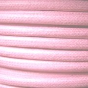 European cotton waxed cord 0.7mm Light Rose x 3 m|raw }}