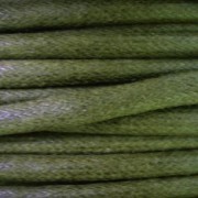 European cotton waxed cord 0.7mm Khaki x 3 m