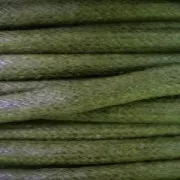 European cotton waxed cord 0.7mm Khaki x 3 m