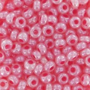 Preciosa Seed beads 9/0 2.5 mm - Pearly pink x20g|raw }}