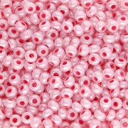 Preciosa 9/0 2.5 mm Seed Beads - Pearlescent Pink x 20 g