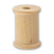 Wooden spool bead 30mm x1|raw }}