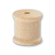 Wooden spool bead 13mm x1|raw }}