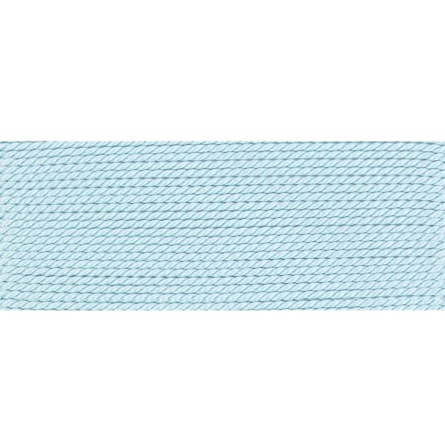 Silk Bead Cord 0.75mm Light Turquoise x2m