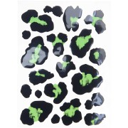 Iron-on badges Set - Acid Leo - Neon Green x1
