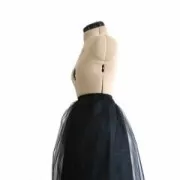 Plain Tulle fabric - Bordeaux x10cm