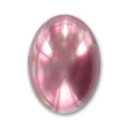 Pearly resin cabochon 18x13mm Light Fuchsia x1|raw }}