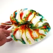 Silicone mould to make a 24x17cm Philodendron leaf in resin x1