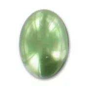 Pearly resin cabochon 18x13mm Green x1
