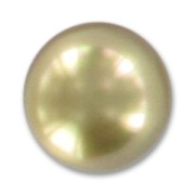 Pearly resin cabochon 12mm Bronze x1|raw }}