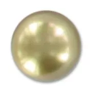 Pearly resin cabochon 12mm Bronze x1