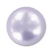 Pearly resin cabochon 12mm Lavender x1